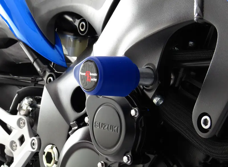 Suzuki Gsx-S1000f 15-2021 Crash Protection Blue Powerbronze Rrp £85 1