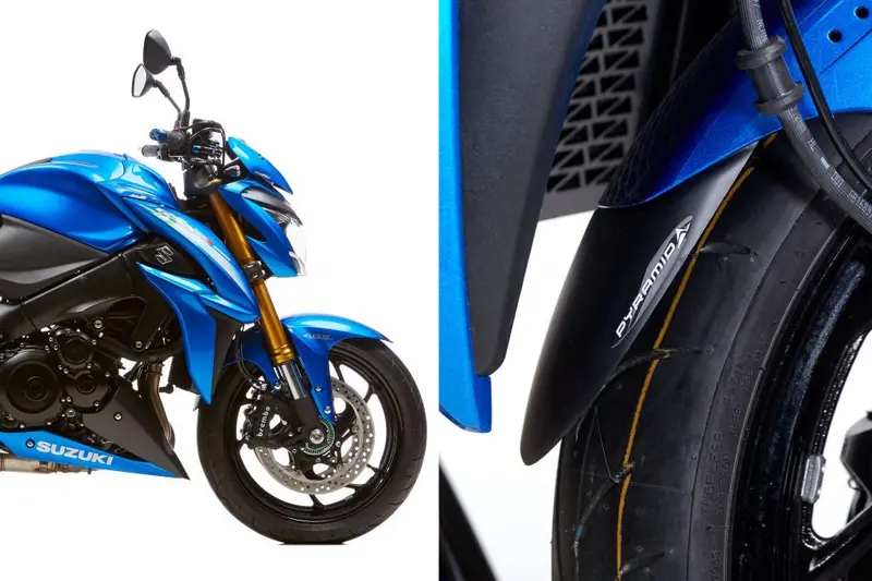 Suzuki Gsxs750 2017>  Mudguard Extender Fender By Pyramid Plastics 1