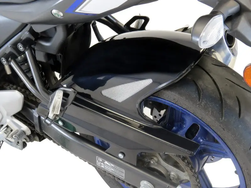 Suzuki Sv650 & Sv650x 16-2025 Carbon Look & Silver Mesh Rear Hugger Powerbronze 1