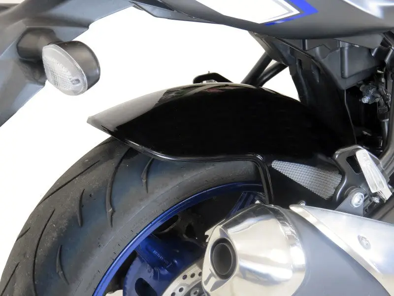 Suzuki Sv650 & Sv650x 16-2025 Gloss Black & Silver Mesh Rear Hugger  Powerbronze 1