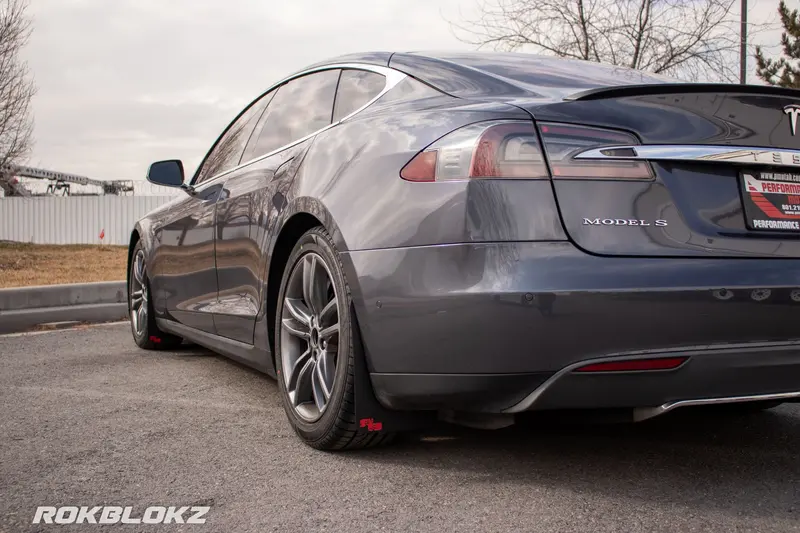 Tesla Model S 2012-2015 Rally Mud Flaps 1