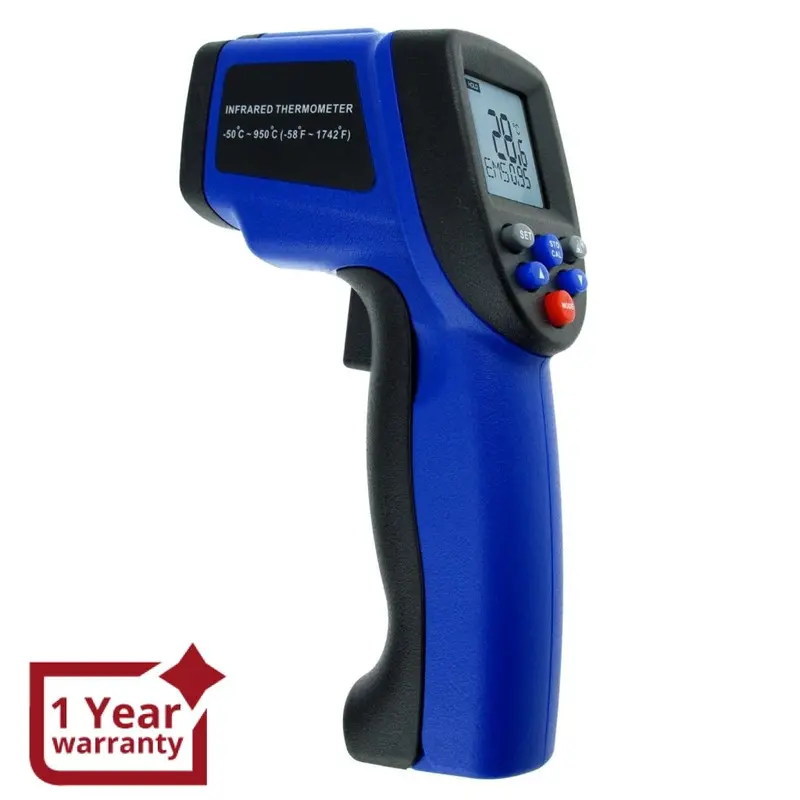 The-35 Infrared Ir Laser 12:1 Non-Contact -50~950°C / -58~1742°F Digital Thermometer, Industrial Chemicals Machinery Cooking Household Used 1