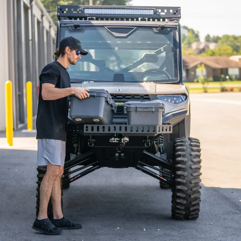 The Qr Utv Hitch Carrier 1