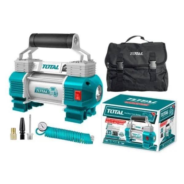 Total Heavy Duty Air Compressor With Light 12V 1