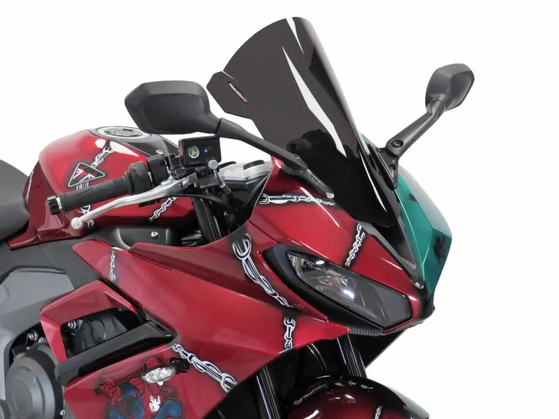 Triumph Daytona 660  24-2025  Airflow Light Tint Double Bubble Screen Powerbronze. 1