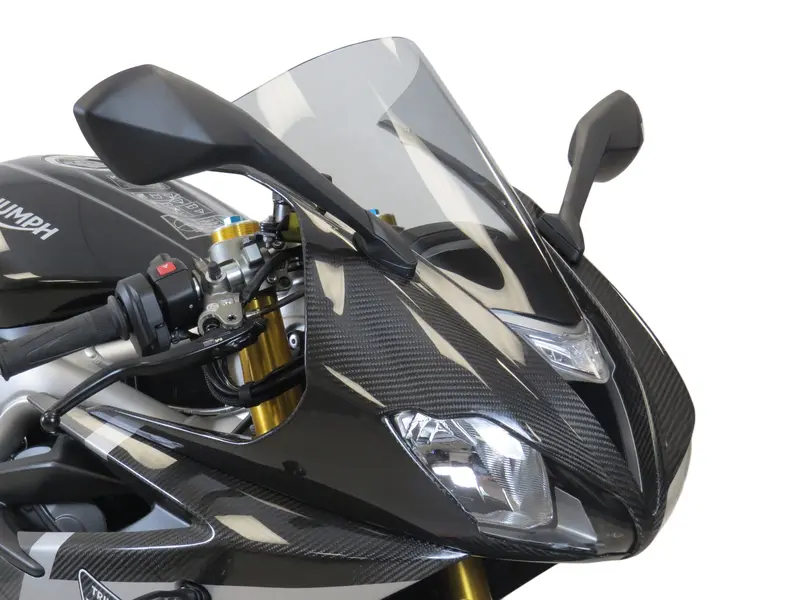 Triumph Daytona Moto2 765   2020  Airflow Light Tint Double Bubble Screen Powerbronze. 1