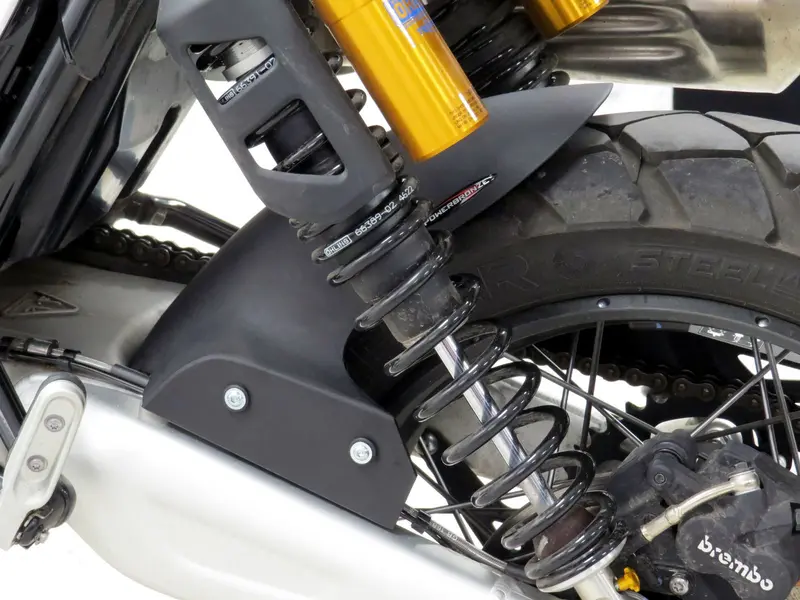 Triumph Scrambler 1200Xc  19-23 Matt Black Rear Hugger By Powerbronze Rrp £139 1