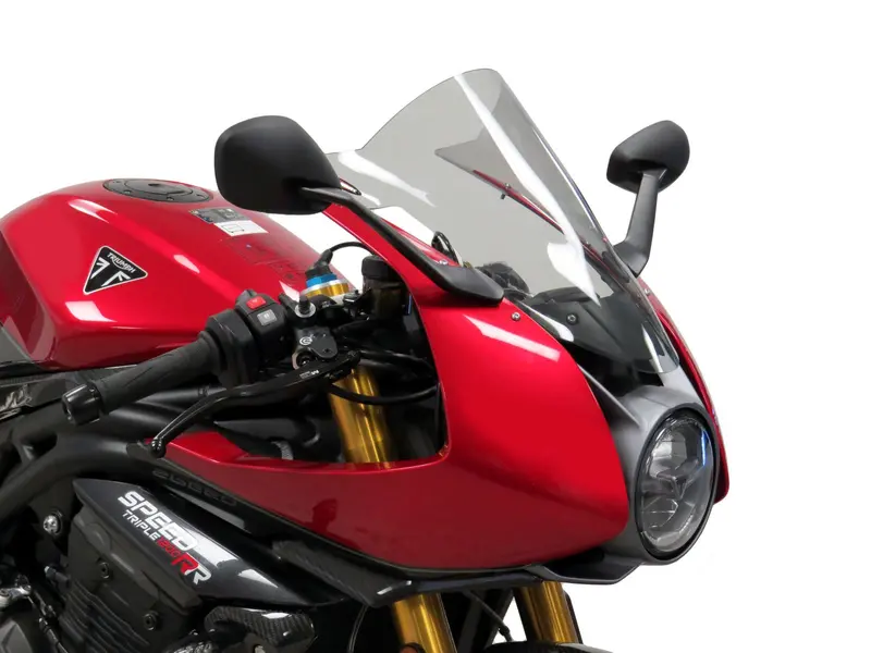 Triumph Speed Triple 1200 Rr  22-2025 Airflow Light Tint Double Bubble Screen Powerbronze. 1