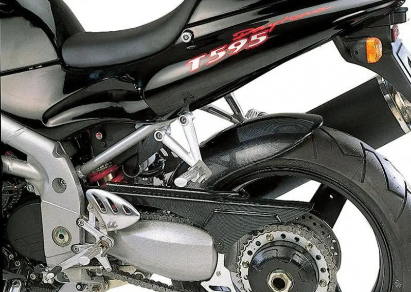 Triumph Sprint St 98-2004 & 955I  98-2005 Gloss White Rear Hugger By Powerbronze. 1