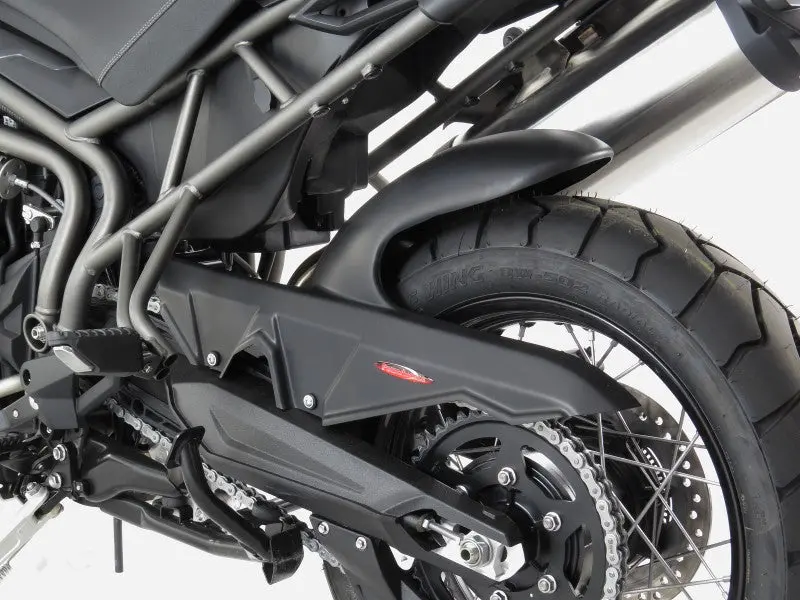 Triumph Tiger 800 & Xc 11-2014 Matt Blackrear Hugger By Powerbronze 1