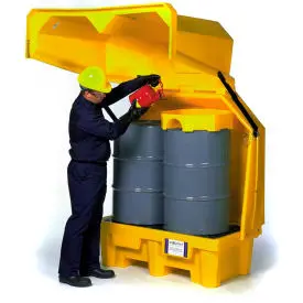 Ultratech Ultra-Hard Top Spill Pallet® 1083 P2 With Drain 1