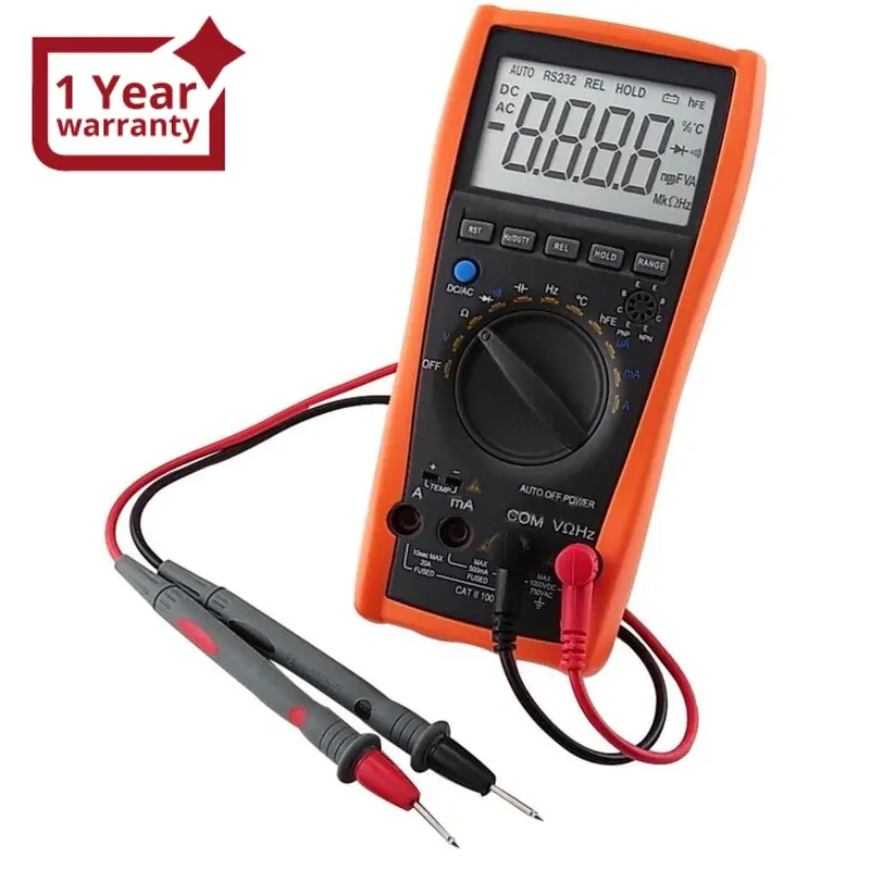 Vc-97 Digital Multimeter Tester Thermometer Voltmeter Ac Dc Ohm 1