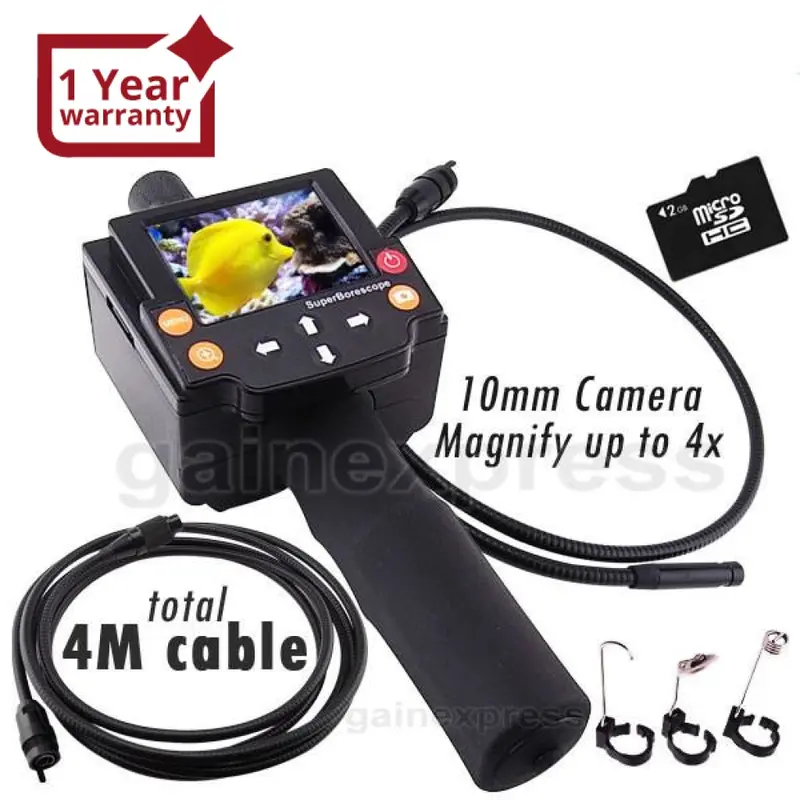 Vid-8_4M Industrial 4M Cable Recordable  Endoscope Inspection Video Camera 1
