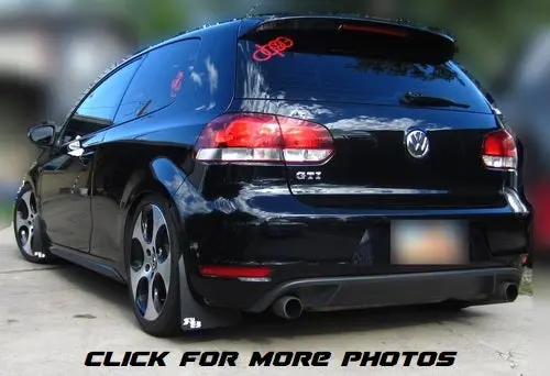 Volkswagen Mk6 Golf, Gti, 2010-2014 Vw Rally Mud Flaps 1