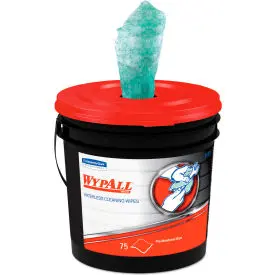 Wypall® Waterless Hand Wipes, Herbal Fragrance, 75 Per Bucket, 6/Ctn - Kim91371ct 1