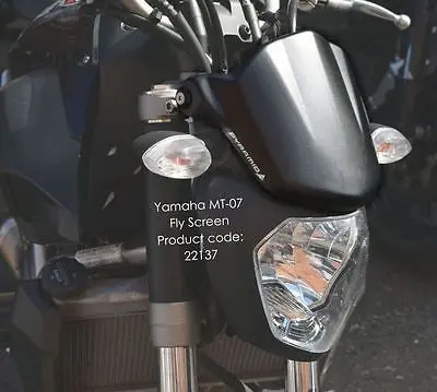 Yamaha Mt07 & Fz07 14-2015 Short Fly Screenpurple Finish By Pyramid 1