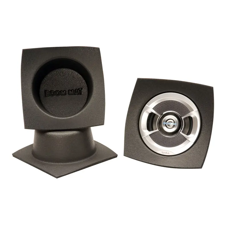 Design Engineering Boom Mat Speaker Baffle Kit – 4" Round, Pair 1