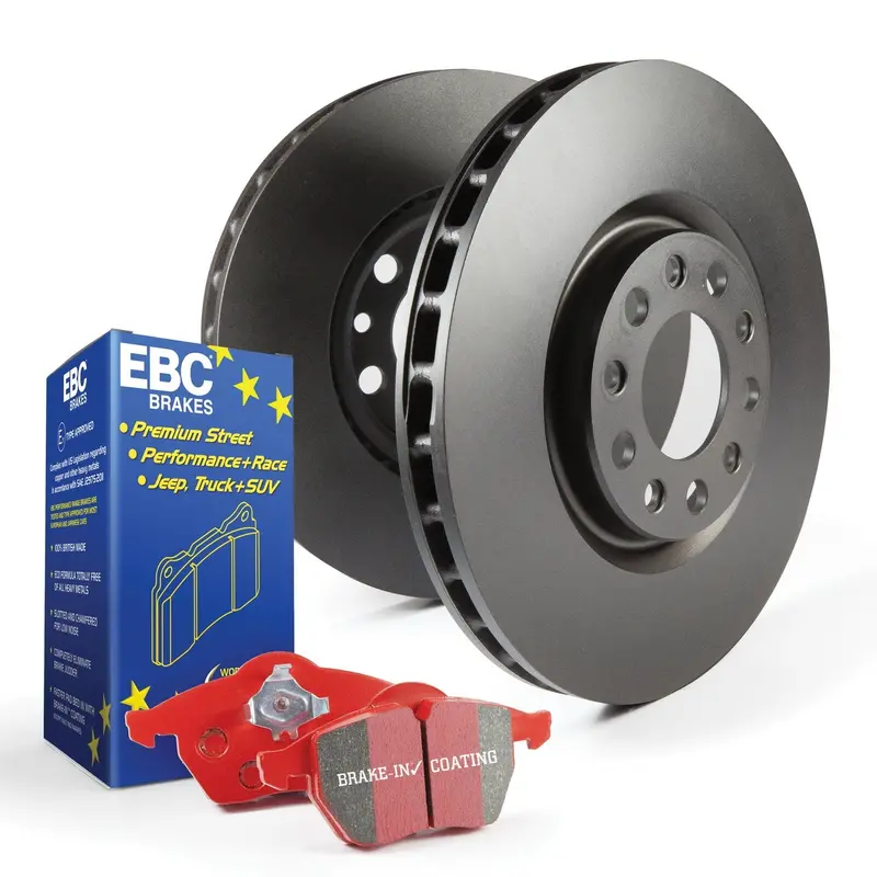 Ebc S12Kf1917 Redstuff Brake Kit With Rk-Series Slotted Rotors 1