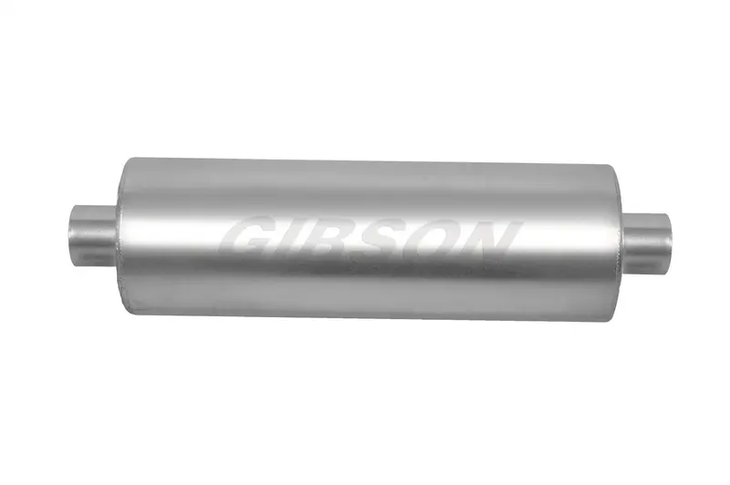 Gibson Performance Exhaust Bm0114 Mwa Center/Center Round Muffler; Stainless 1