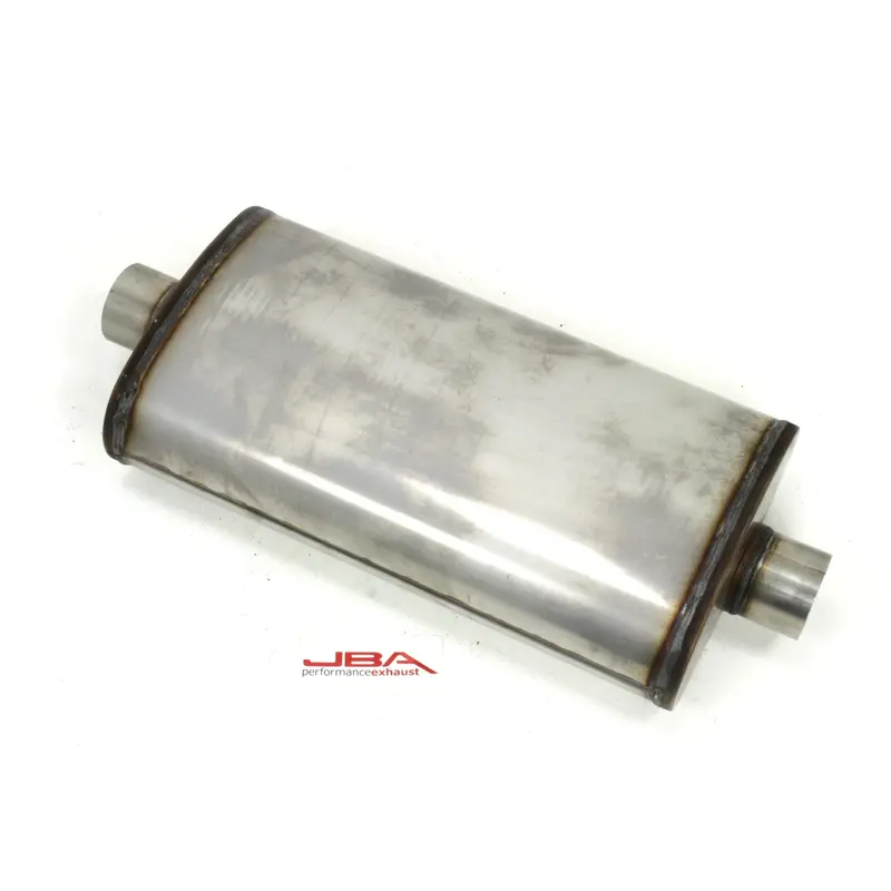 Jba 40-302201 Chambered Stainless Steel Exhaust Muffler – 3-Inch Diameter, Center/Center Layout 1