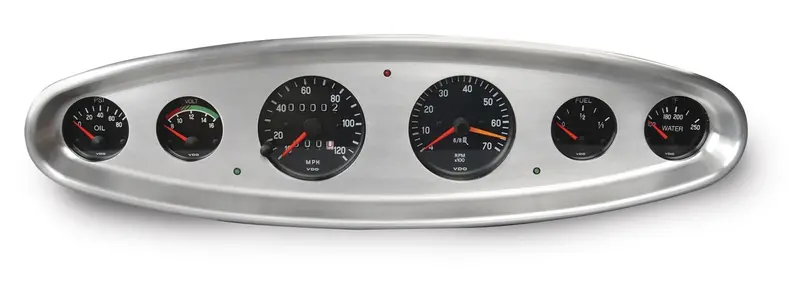 Lokar Dash Insert Kit – Converts Instrument Cluster To Modern Dash-Mount Style 1