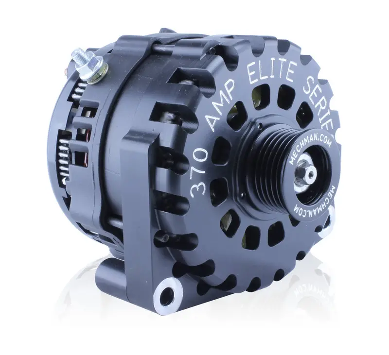 Mechan Alternators B8302370B E-Series 370-Amp Billet Alternator For Gm Trucks 1