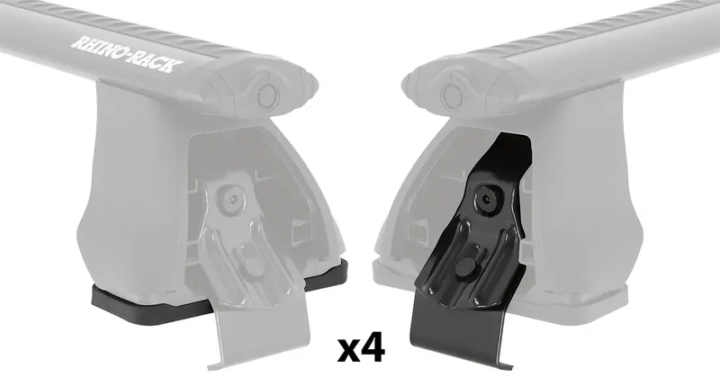 Rhino-Rack Dk396 Fit Kit For 2500 Series Roof Rack – Includes 4 Pads & 4 Clamps 1