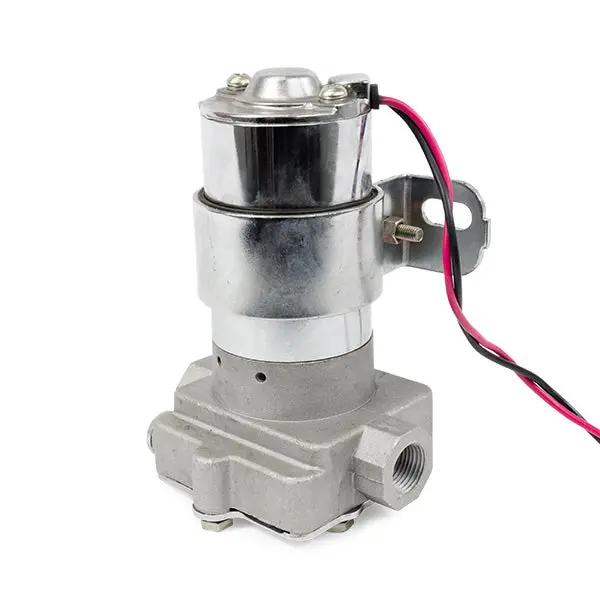 Top Street Performance Jm1044 Chrome Electric Fuel Pump – 155 Gph High-Flow Output 1