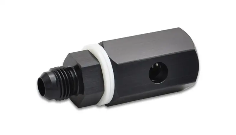 Vibrant Performance -12An Roll-Over Valve – 6061 Anodized Black Aluminum (16722) 1