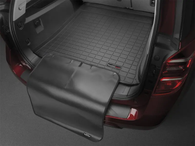 Weathertech 42275Sk Gray Cargo Liner With Rear Bumper Guard – Designed For 2Nd-Row Seating Access 1